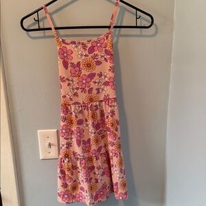 Cat & Jack Pink and Orange Floral Kids Dress